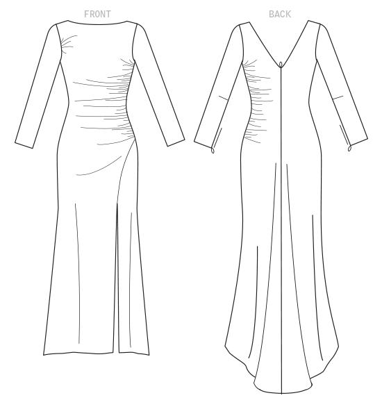 Vogue Pattern 1520 MISSES' DRESS from Jaycotts Sewing Supplies