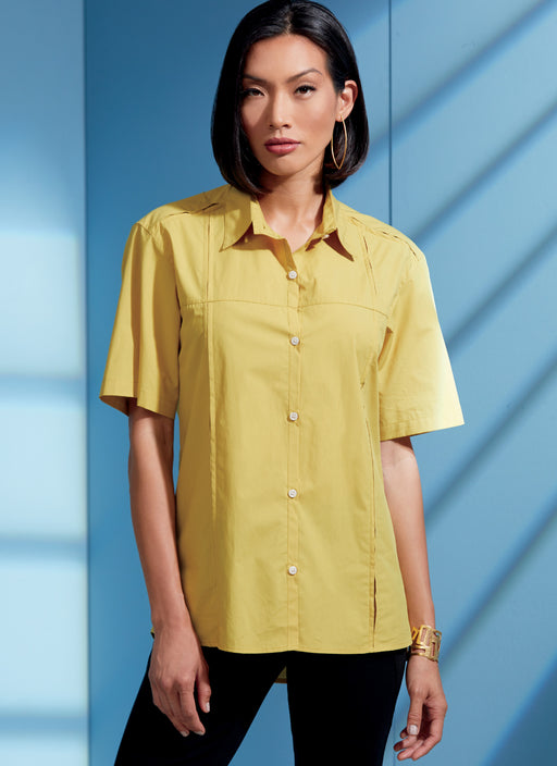 Vogue Pattern 1622 Fitted button-front shirt from Jaycotts Sewing Supplies