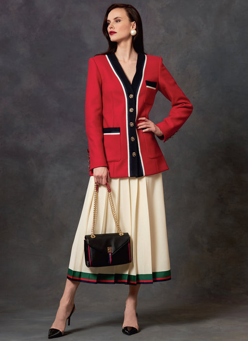Vogue 1643 Misses'/ Petite Jacket, Dress and Skirt pattern from Jaycotts Sewing Supplies