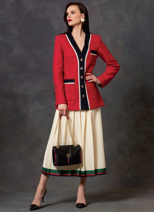 Vogue 1643 Misses'/ Petite Jacket, Dress and Skirt pattern from Jaycotts Sewing Supplies