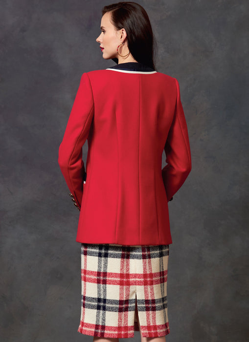 Vogue 1643 Misses'/ Petite Jacket, Dress and Skirt pattern from Jaycotts Sewing Supplies