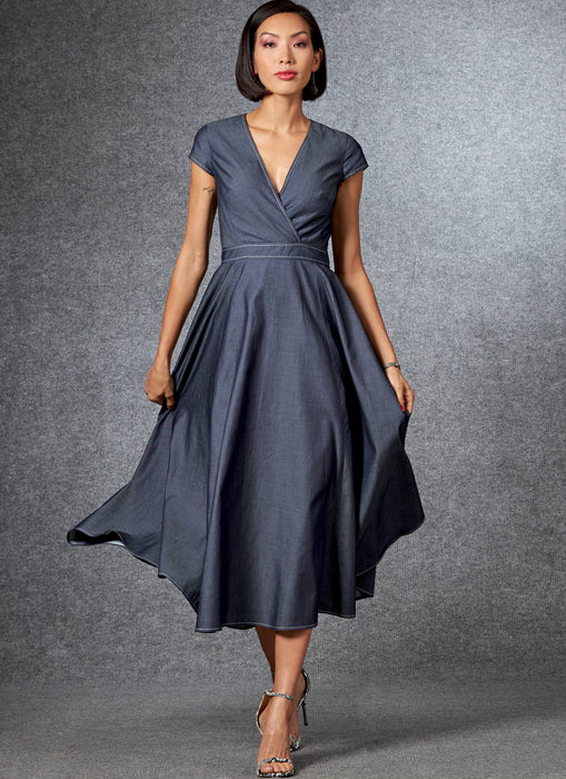 Vogue sewing pattern 1672 | Misses' Dress from Jaycotts Sewing Supplies