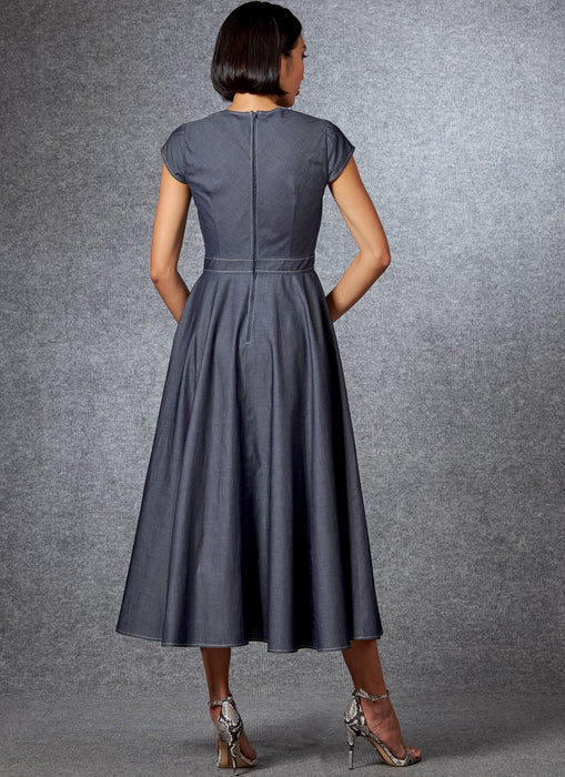 Vogue sewing pattern 1672 | Misses' Dress from Jaycotts Sewing Supplies