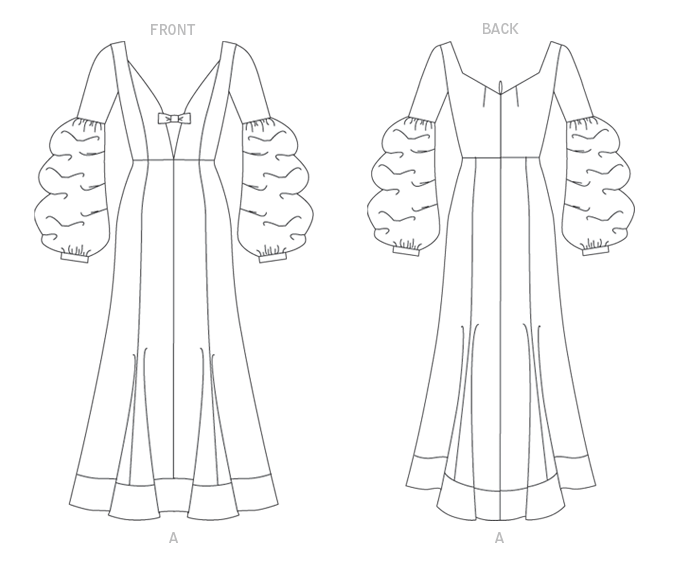 Vogue sewing pattern 1722 Special Occasion Dress | Nicola Finetti from Jaycotts Sewing Supplies