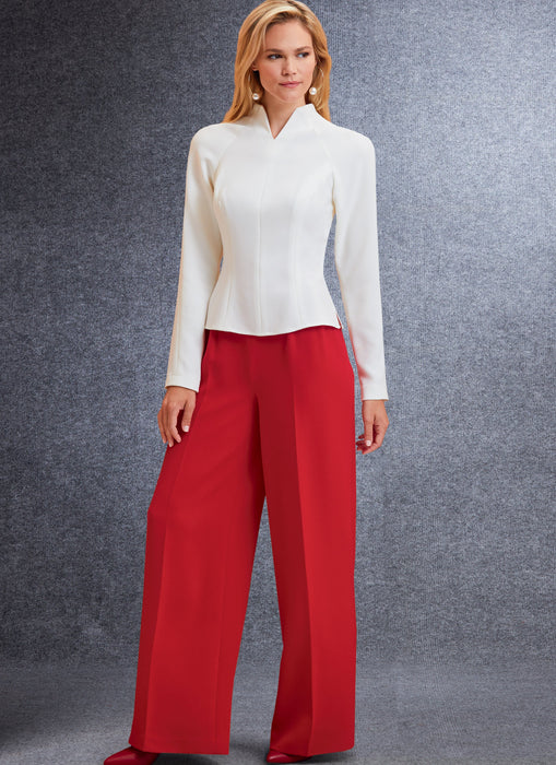 Vogue sewing pattern 1741 Jacket, Top, Dress, Pants and Jumpsuit from Jaycotts Sewing Supplies