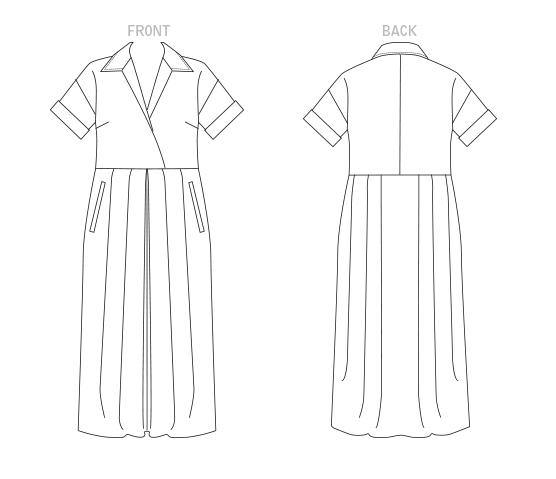 Vogue 1777 Dress Pattern, Easy to Sew from Jaycotts Sewing Supplies