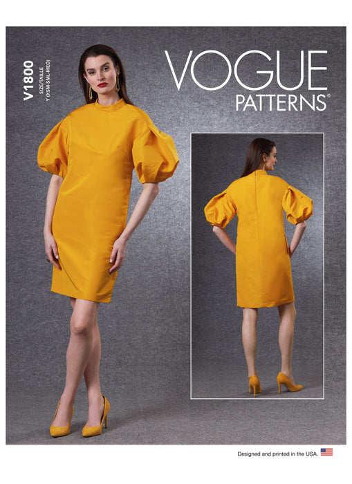 Vogue Sewing pattern 1800 Misses' Dress from Jaycotts Sewing Supplies