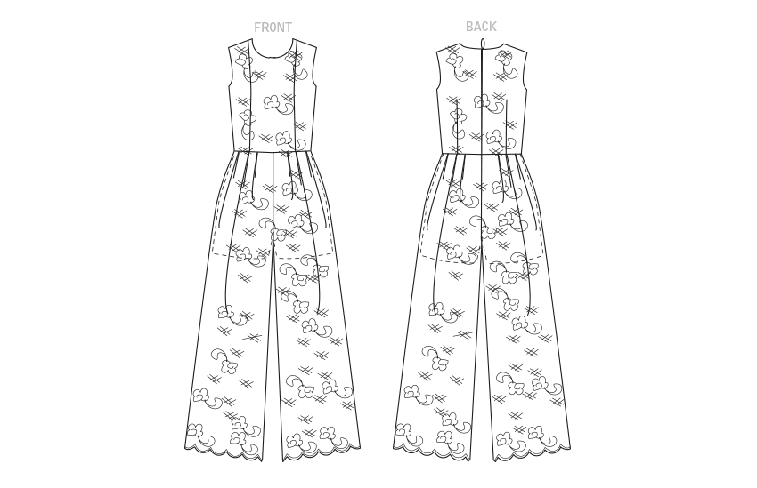 Vogue Sewing pattern 1806 Misses' and Misses' Petite Jumpsuit from Jaycotts Sewing Supplies