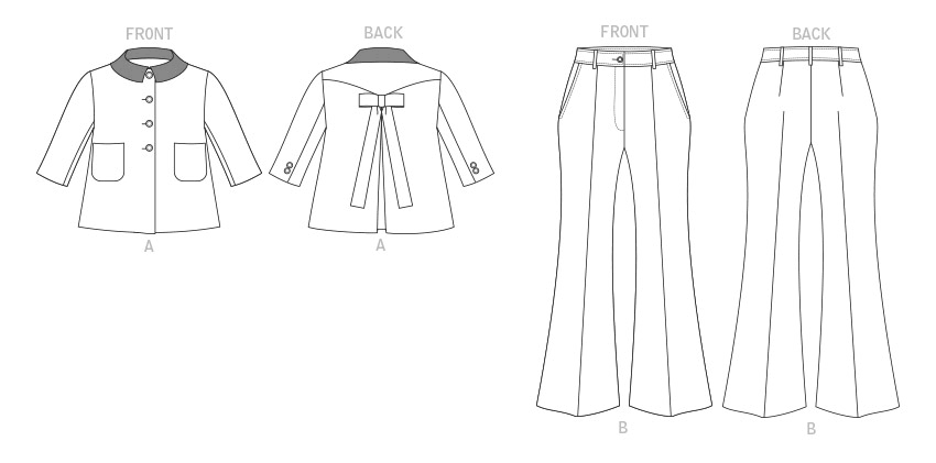Vogue Sewing pattern 1831 Misses' / Petite Jacket and Trousers from Jaycotts Sewing Supplies