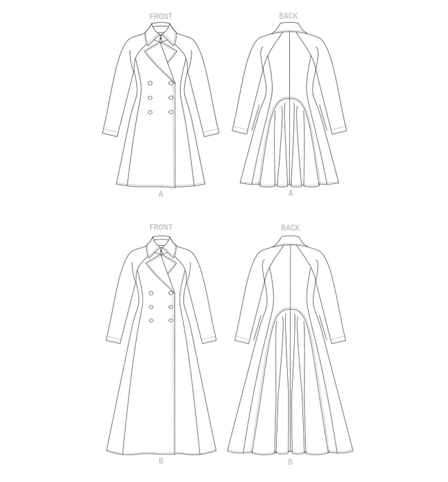 Vogue 1837 Misses Coat pattern from Jaycotts Sewing Supplies