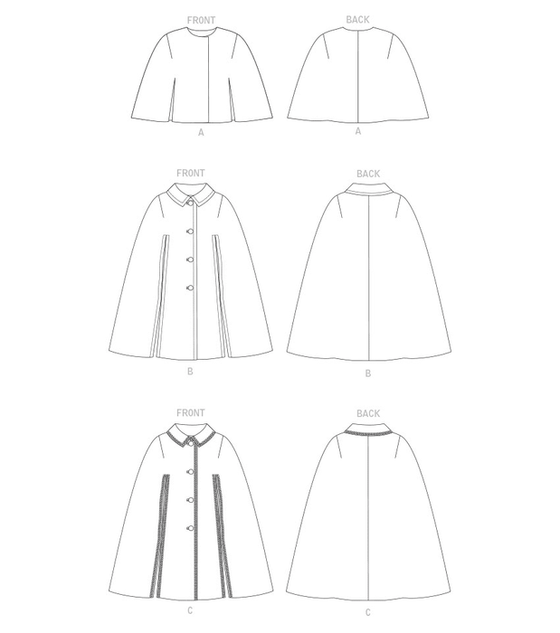 Vogue 1838 Misses Cape pattern from Jaycotts Sewing Supplies