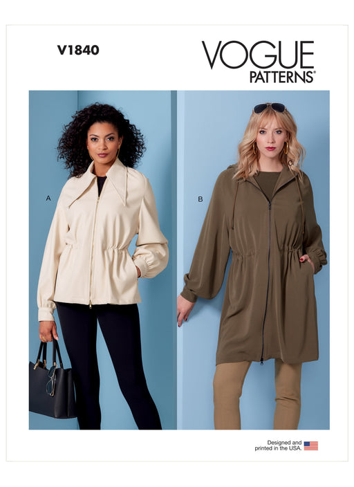 Vogue 1840 Misses Jacket pattern from Jaycotts Sewing Supplies