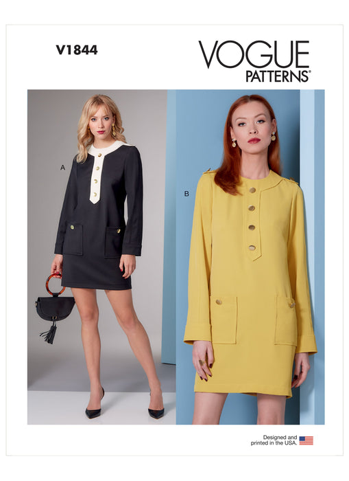Vogue 1844 Misses / Petite Dress pattern from Jaycotts Sewing Supplies