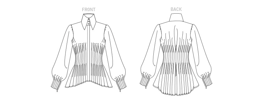 Vogue 1845 Misses Shirt pattern from Jaycotts Sewing Supplies