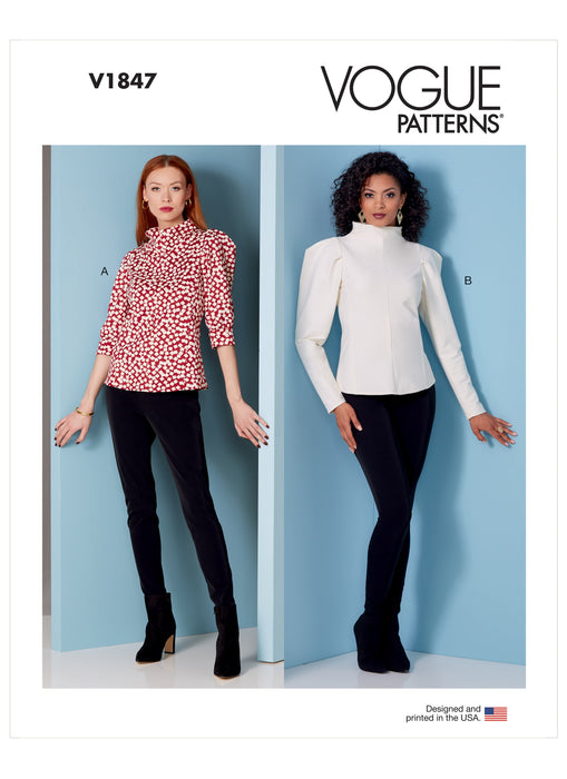 Vogue 1847 Misses \ Petite Top pattern from Jaycotts Sewing Supplies