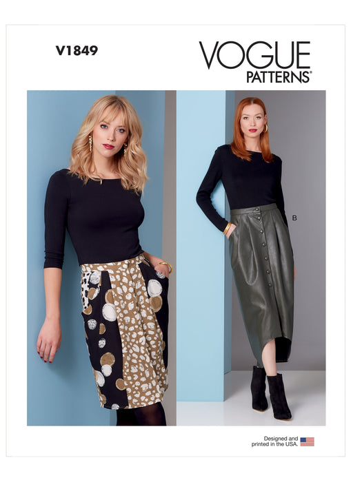 Vogue 1849 Misses Skirt pattern from Jaycotts Sewing Supplies