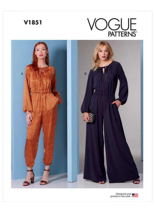 Vogue 1851 Misses \ Petite Jumpsuit pattern from Jaycotts Sewing Supplies