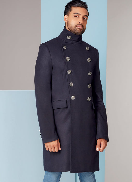Vogue 1853 Mens Coat pattern from Jaycotts Sewing Supplies