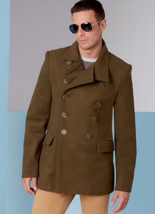 Vogue 1853 Mens Coat pattern from Jaycotts Sewing Supplies