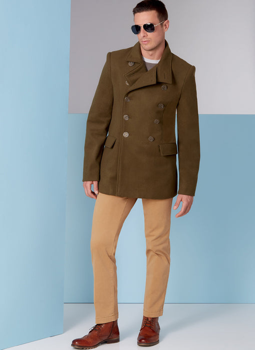 Vogue 1853 Mens Coat pattern from Jaycotts Sewing Supplies