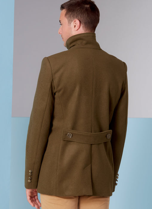 Vogue 1853 Mens Coat pattern from Jaycotts Sewing Supplies