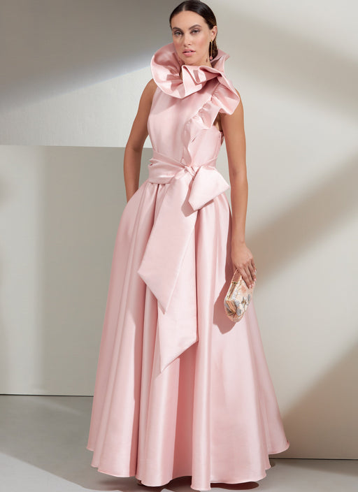 Vogue Sewing Pattern 1861 Misses' Special Occasion Dress and Sash from Jaycotts Sewing Supplies
