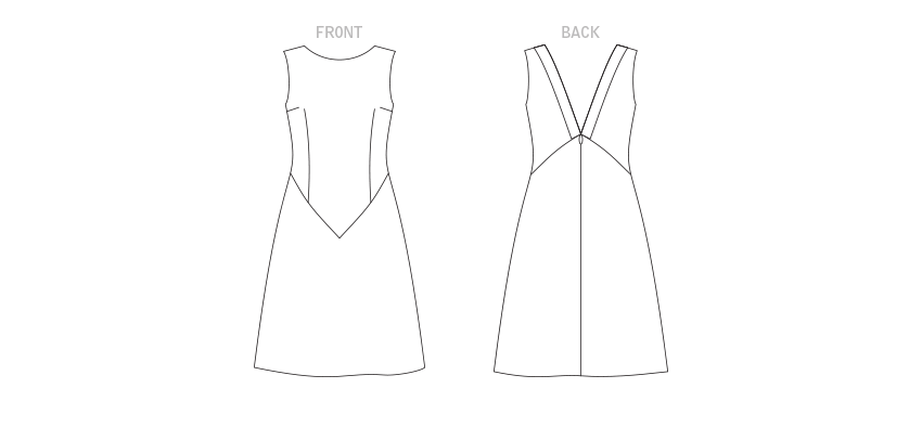 Vogue sewing pattern 1879 Misses' Dress by Claire Shaeffer from Jaycotts Sewing Supplies