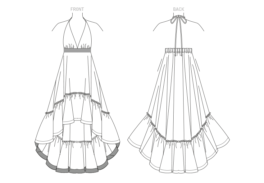 Vogue sewing pattern 1881 Misses' Dress by Júlio César from Jaycotts Sewing Supplies