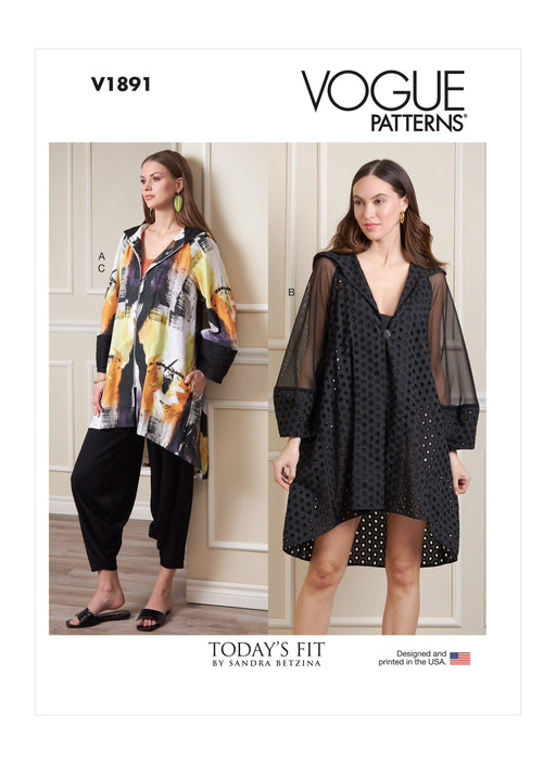 Vogue pattern 1891 Misses' Jacket and Pants by Sandra Betzina from Jaycotts Sewing Supplies
