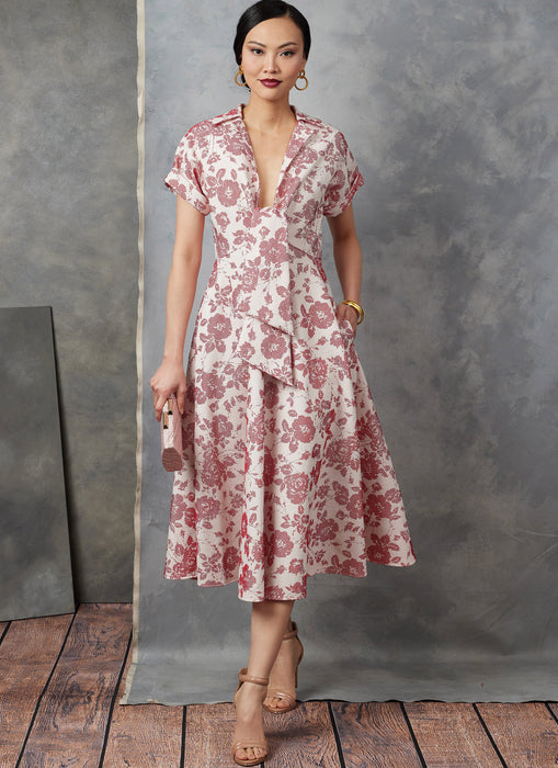 Vogue sewing pattern 1898 Misses' Dress by Badgley Mischka from Jaycotts Sewing Supplies