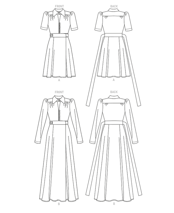 Vogue sewing pattern 1908 Misses' Dress from Jaycotts Sewing Supplies