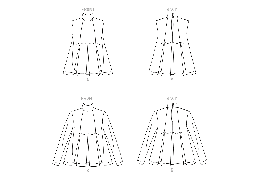 Vogue sewing pattern 1909 Misses' Top from Jaycotts Sewing Supplies