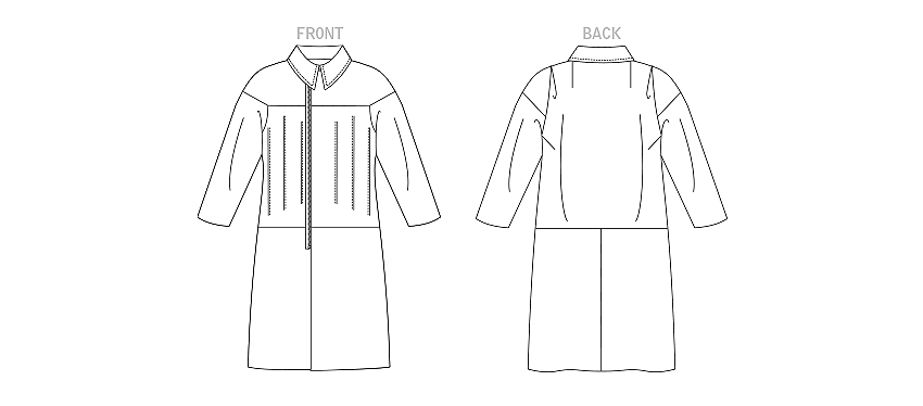 Vogue sewing pattern 1911 Misses' Coat by Guy Laroche from Jaycotts Sewing Supplies