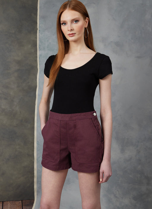 Vogue sewing pattern 1912 Misses' Top and Shorts by Rachel Comey from Jaycotts Sewing Supplies