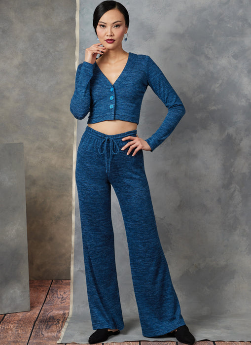 Vogue sewing pattern 1914 Misses' Cardigan, Tunic and Pants from Jaycotts Sewing Supplies