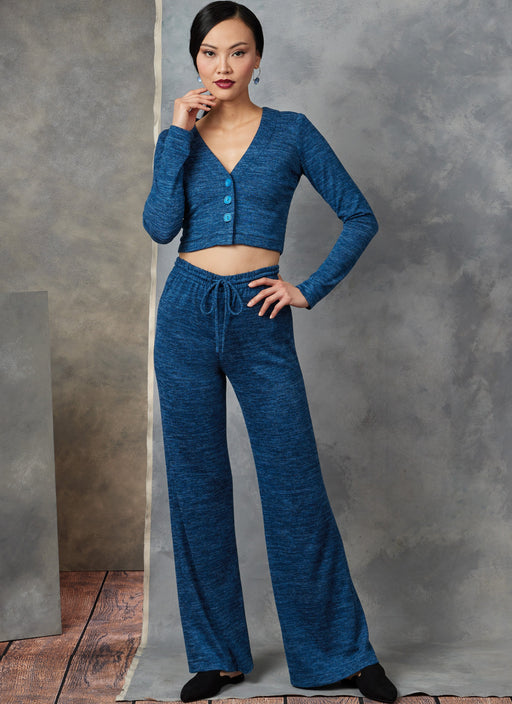 Vogue sewing pattern 1914 Misses' Cardigan, Tunic and Pants from Jaycotts Sewing Supplies