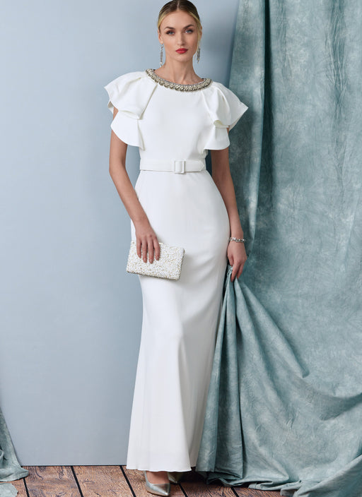 Vogue Sewing Pattern 1919 Full Length Dress by Badgley Mischka from Jaycotts Sewing Supplies