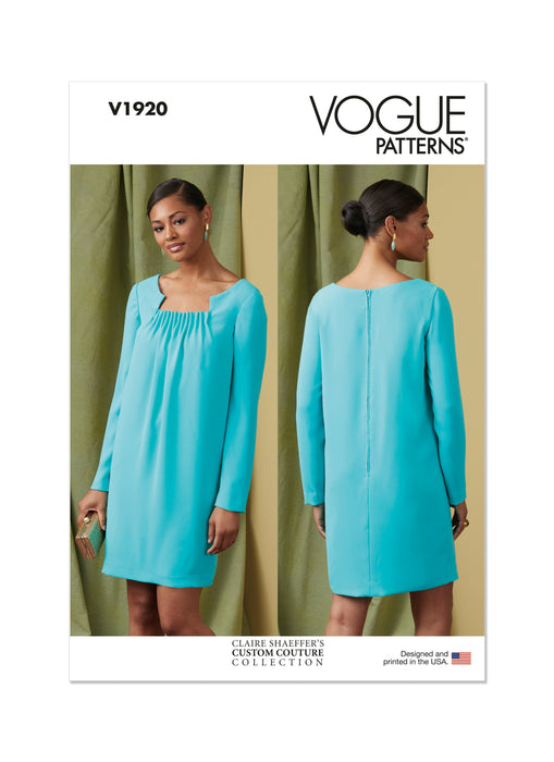 Vogue Sewing Pattern 1920 Dress by Claire Shaeffer from Jaycotts Sewing Supplies