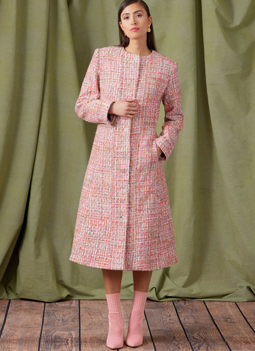 Vogue Sewing Pattern 1926 Coat with length and Collar Variations from Jaycotts Sewing Supplies