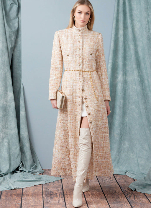 Vogue Sewing Pattern 1926 Coat with length and Collar Variations from Jaycotts Sewing Supplies