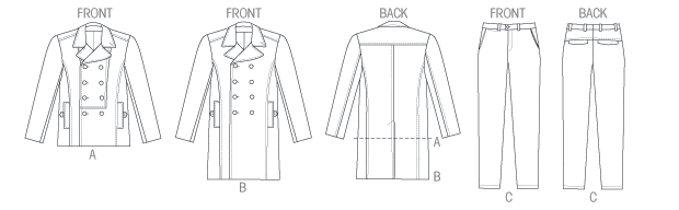 Vogue 8940 Men's Jacket and Trousers Pattern from Jaycotts Sewing Supplies