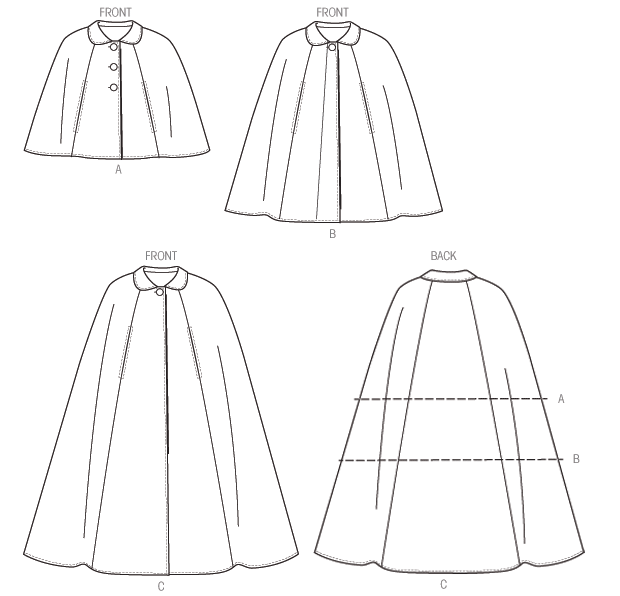 Vogue Pattern 8959 Misses' Cape | Very Easy from Jaycotts Sewing Supplies