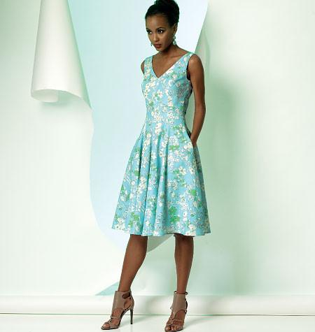 Vogue Pattern 8997 Misses' Dress | Easy from Jaycotts Sewing Supplies