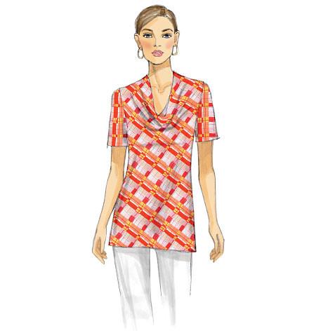 Vogue Pattern 9006 Misses' Top | Easy from Jaycotts Sewing Supplies