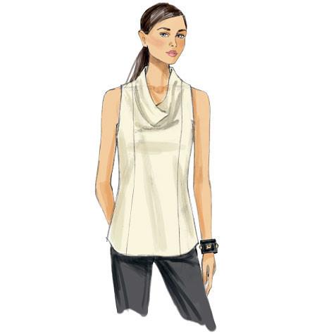 Vogue Pattern 9006 Misses' Top | Easy from Jaycotts Sewing Supplies