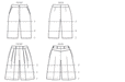 Vogue Pattern 9008  Misses' Shorts | Easy from Jaycotts Sewing Supplies