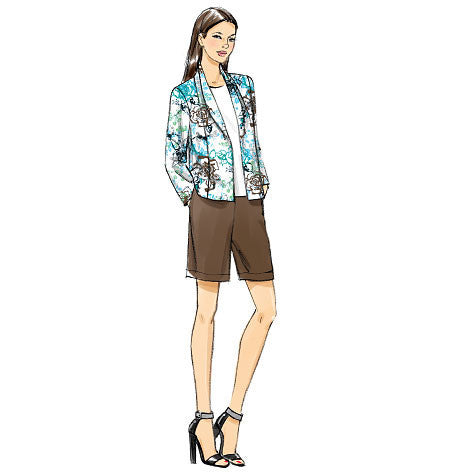 Vogue Pattern 9011  Loose-fitting, unlined jacket from Jaycotts Sewing Supplies