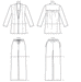 Vogue Pattern 9011  Loose-fitting, unlined jacket from Jaycotts Sewing Supplies