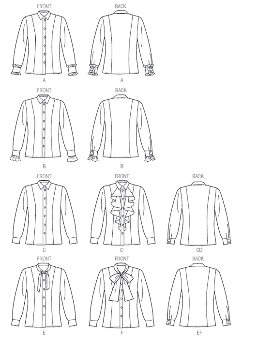 Vogue Pattern 9029 Misses' Blouse | Easy from Jaycotts Sewing Supplies