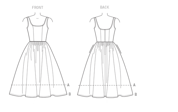 Vogue Pattern 9100 Misses' Dress | Very Easy Vogue from Jaycotts Sewing Supplies